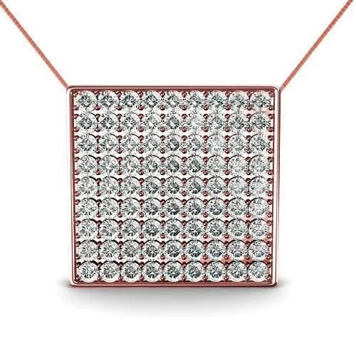0.85 CT Round Cut Diamonds - Diamond Pendant