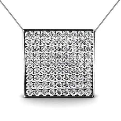 0.85 CT Round Cut Diamonds - Diamond Pendant