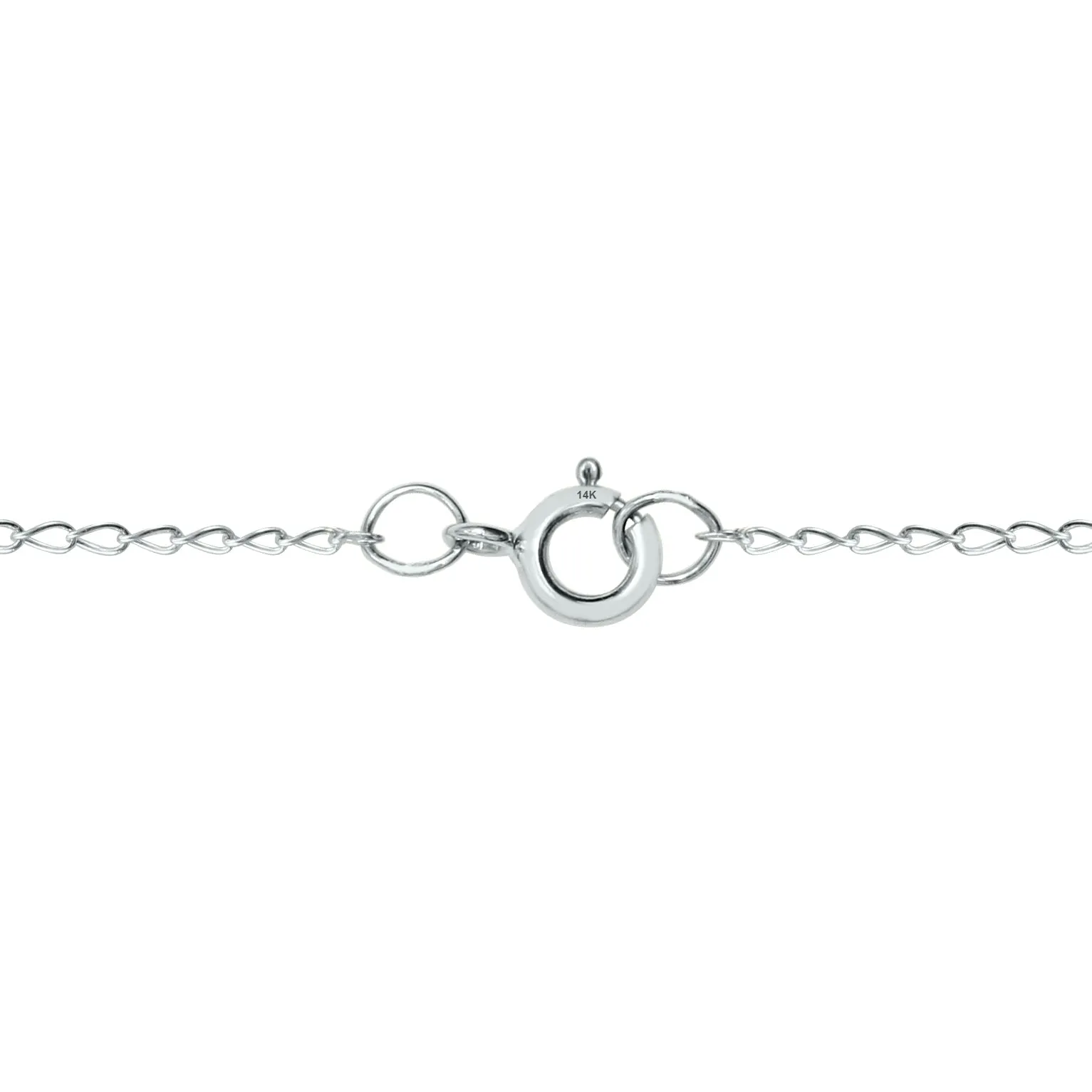 1/2 Carat Tw Round Black Diamond Solitaire Pendant In 14K White Gold
