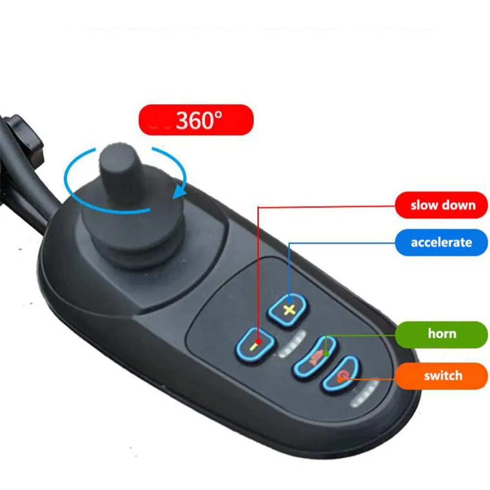 24V Electric Wheelchair Joystick Controller without USB with Anderson Connector