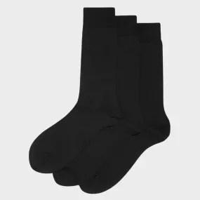 3pk Egyptian Cotton Socks