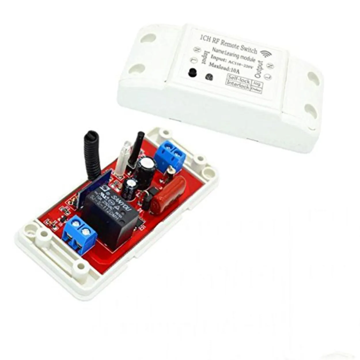 433M Wireless Remote Switch / 220V Single Wireless Switch   2 Button 433M Remote Controller