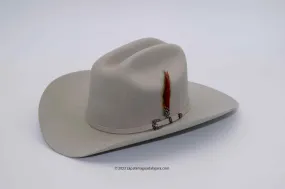50X SILVER GREY COWBOY FELT HAT