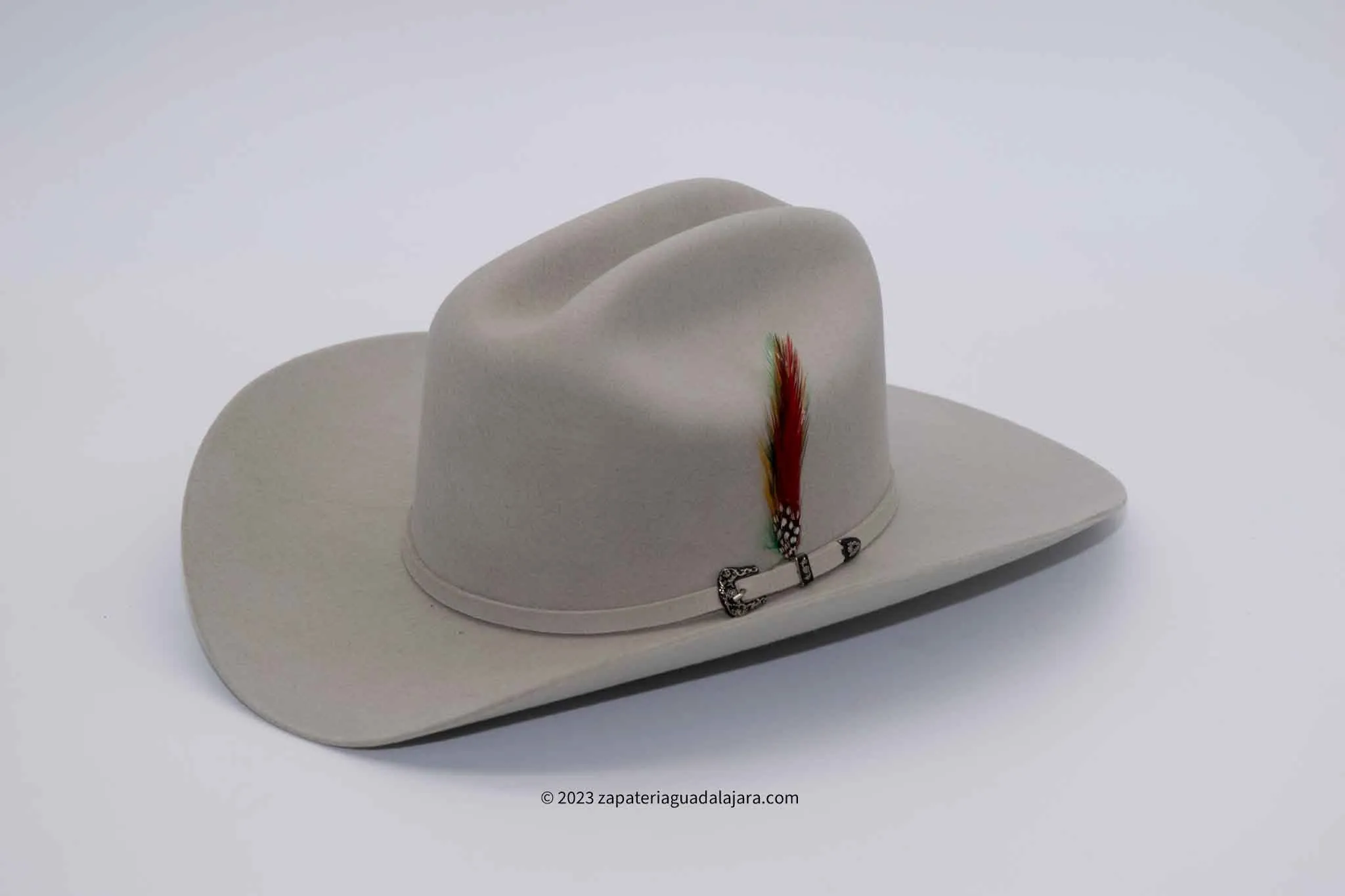50X SILVER GREY COWBOY FELT HAT