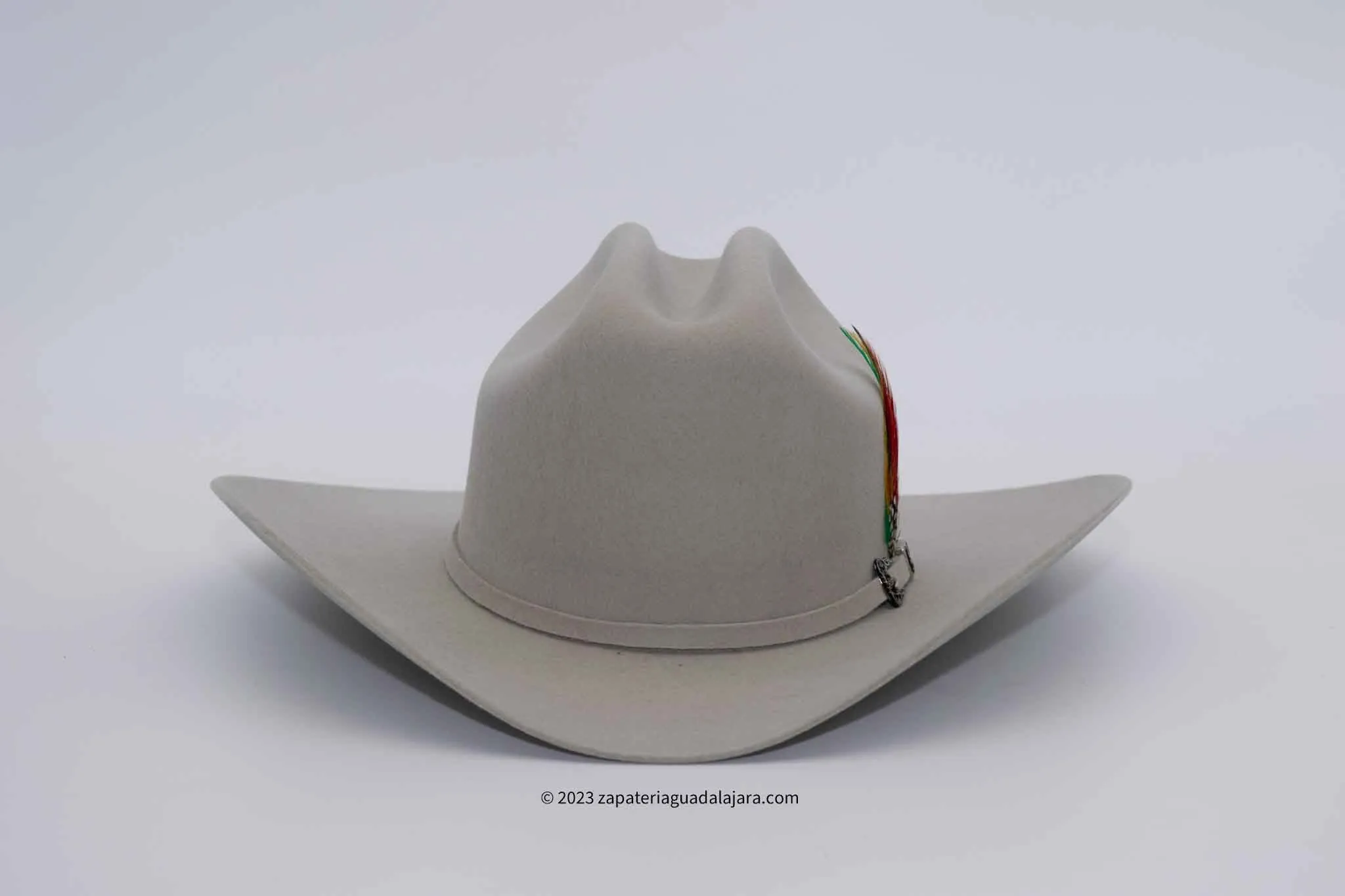 50X SILVER GREY COWBOY FELT HAT