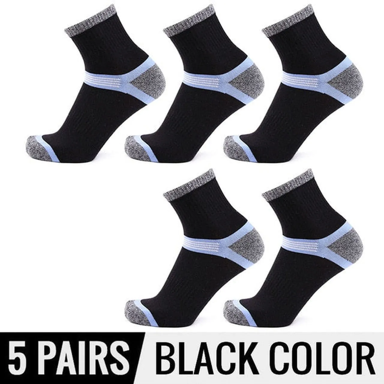 5Pairs Fashion High Quality Cotton Casual Men Sporting Socks