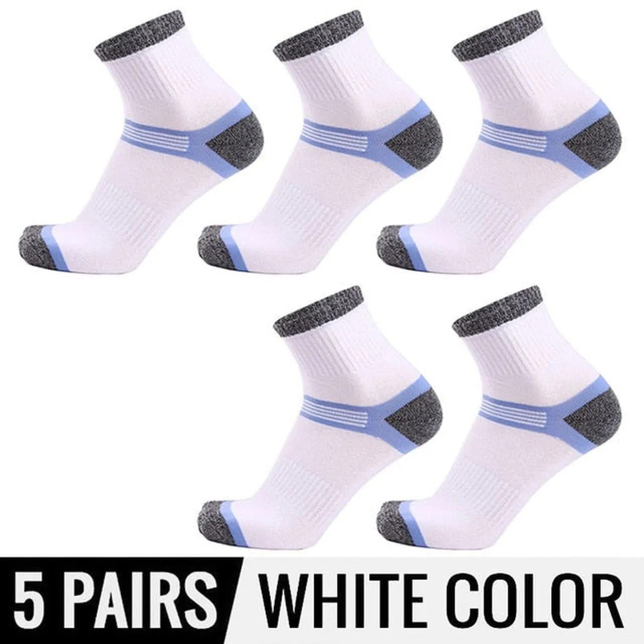 5Pairs Fashion High Quality Cotton Casual Men Sporting Socks