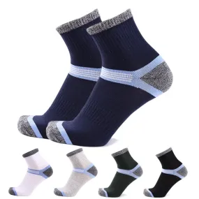 5Pairs Fashion High Quality Cotton Casual Men Sporting Socks