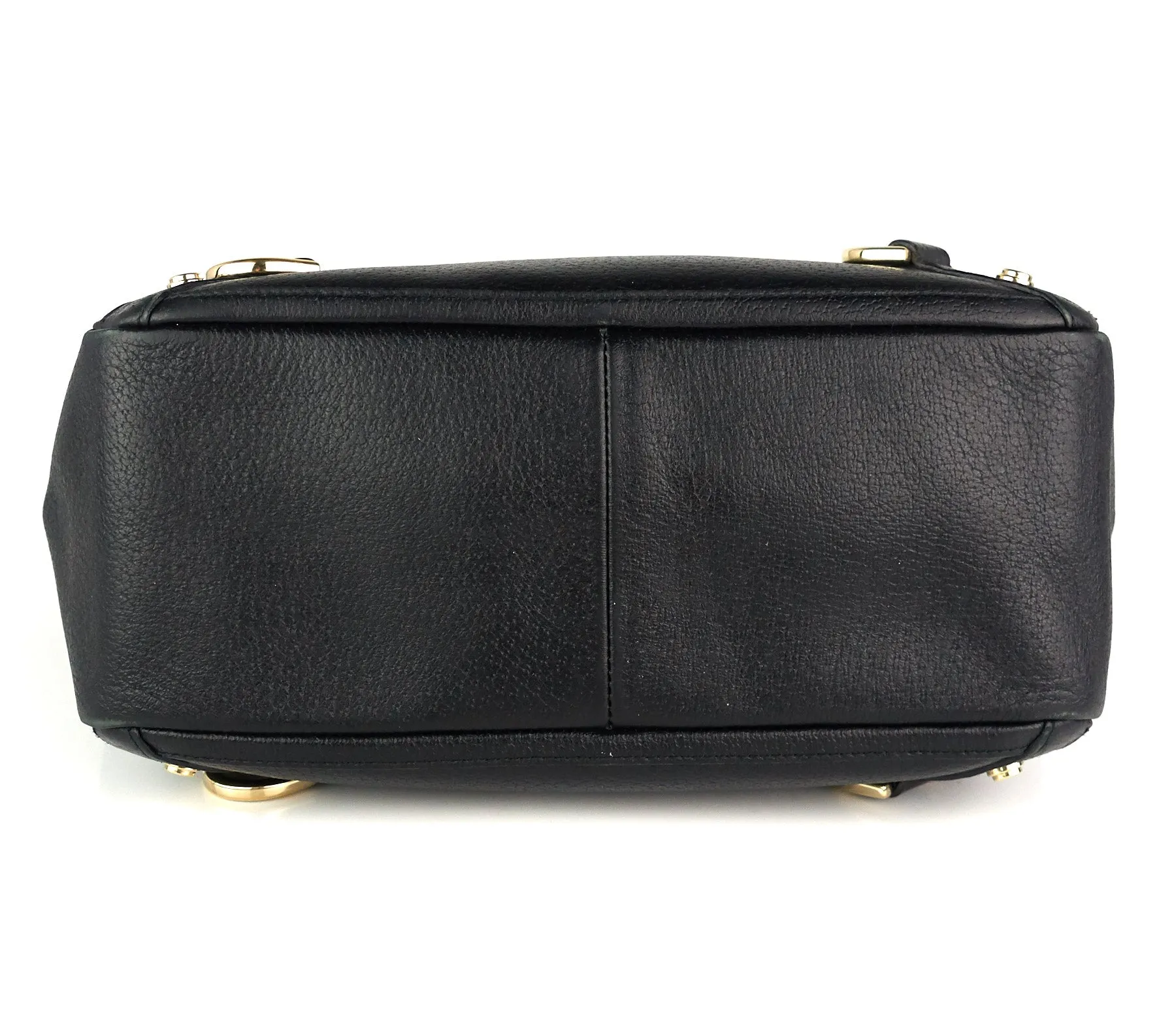 Abbey Leather D-Ring Medium Tote Bag