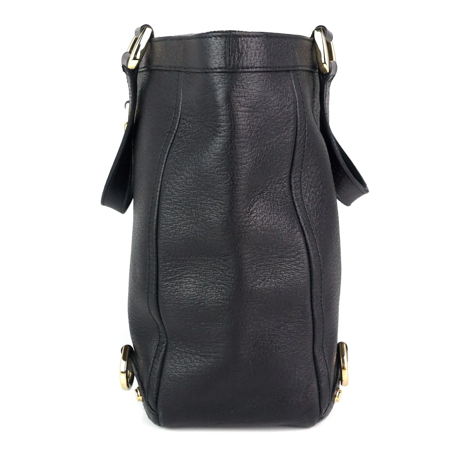 Abbey Leather D-Ring Medium Tote Bag