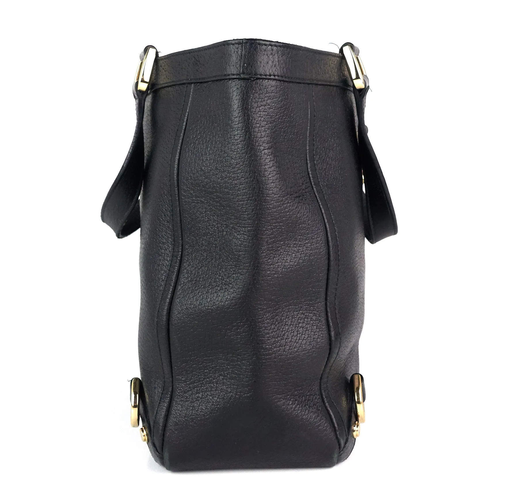 Abbey Leather D-Ring Medium Tote Bag