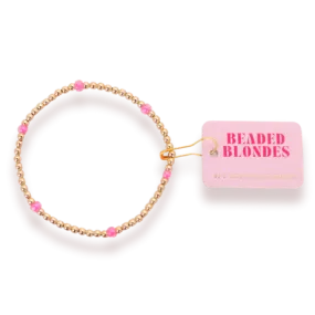 Beaded Blondes | Hot Pink Poppi Bracelet