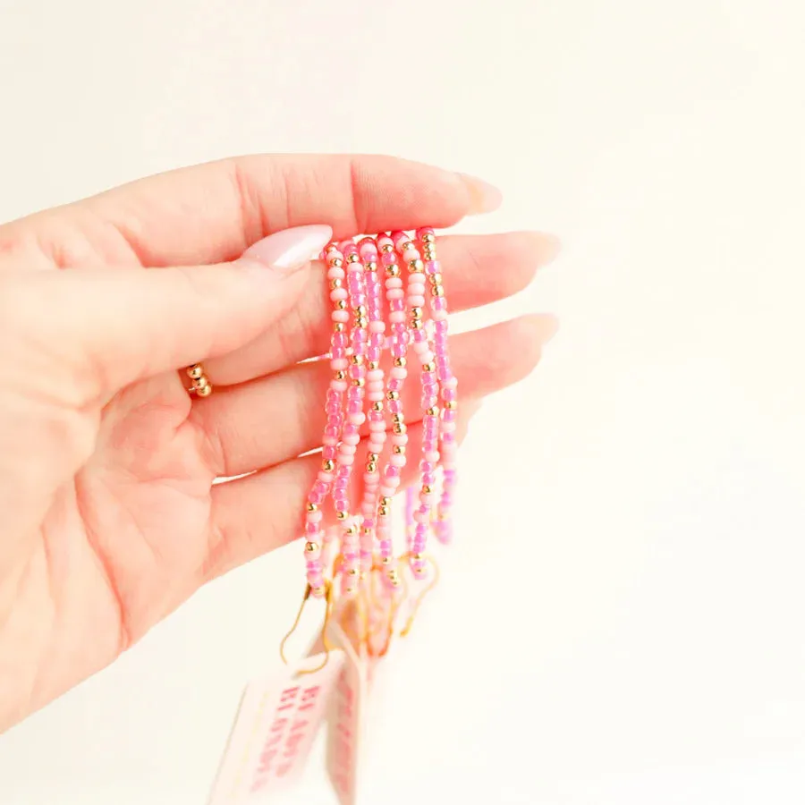 Beaded Blondes | Hot Pink Sprinkle Bracelet