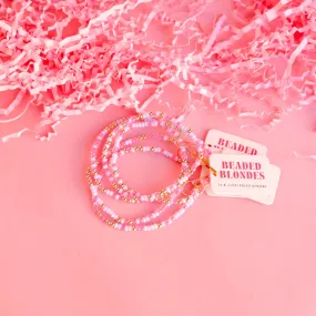 Beaded Blondes | Hot Pink Sprinkle Bracelet