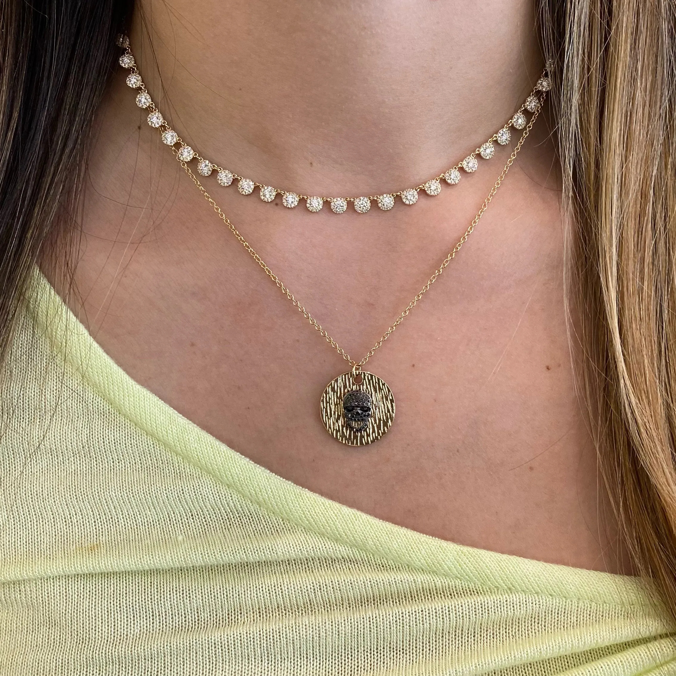 Black Diamond Skull Pendant