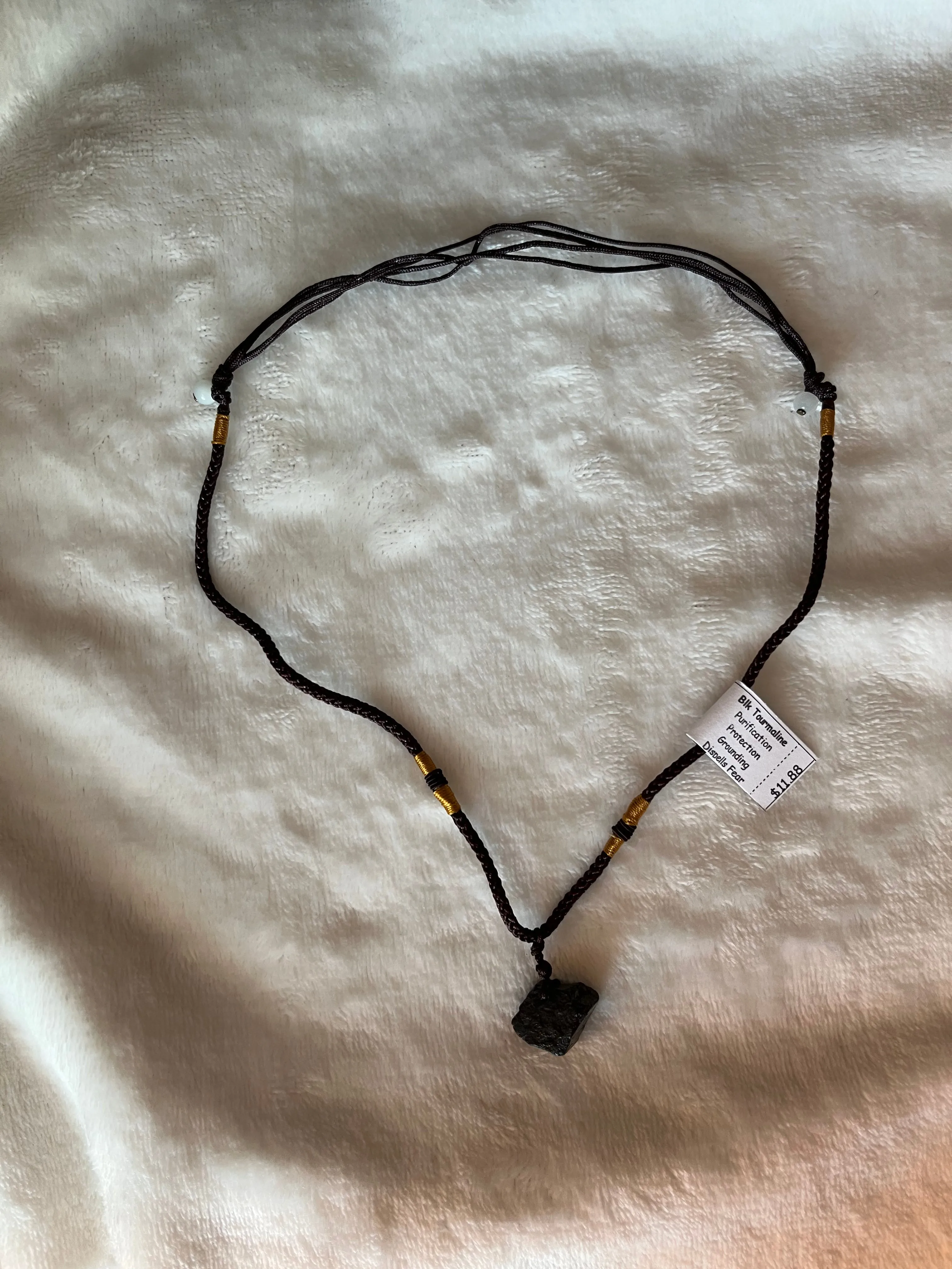 Black Tourmaline Necklace WN-0229