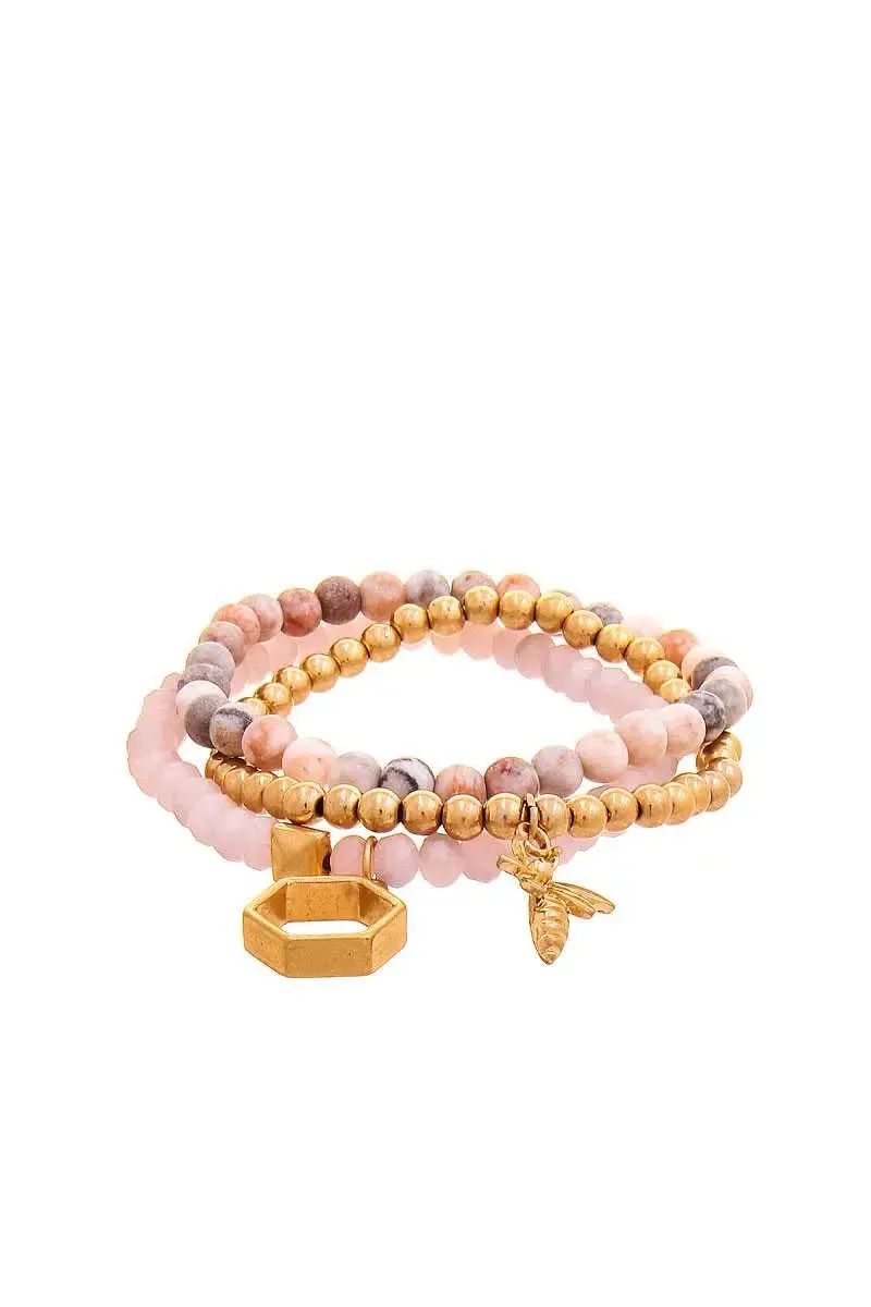 Blue Zone Planet |  Feeling Preppy Beaded Bracelet