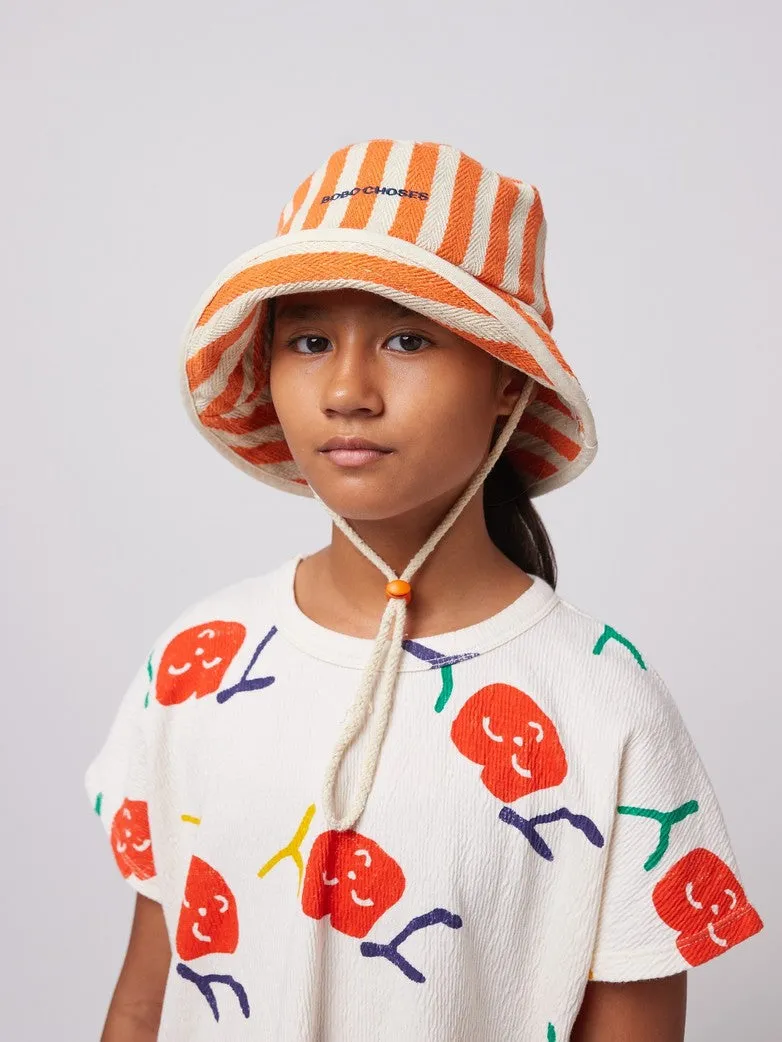 BOBO CHOSES / Striped bucket hat