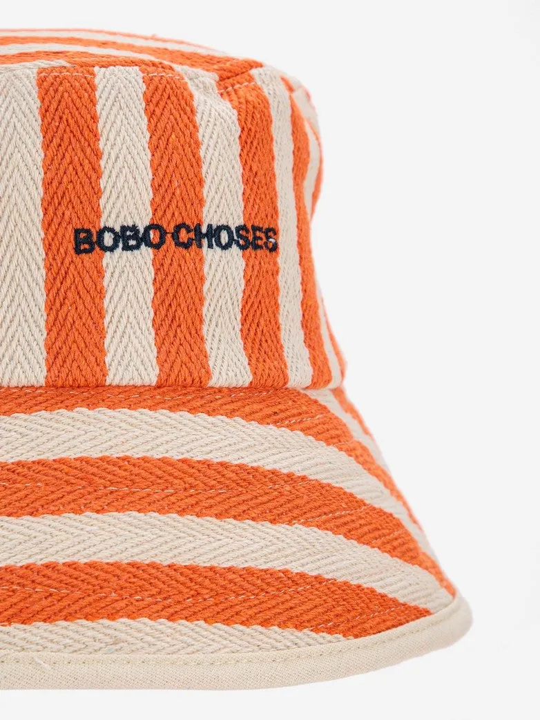 BOBO CHOSES / Striped bucket hat