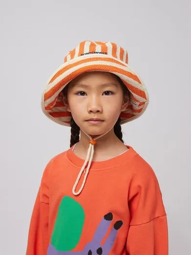 BOBO CHOSES / Striped bucket hat