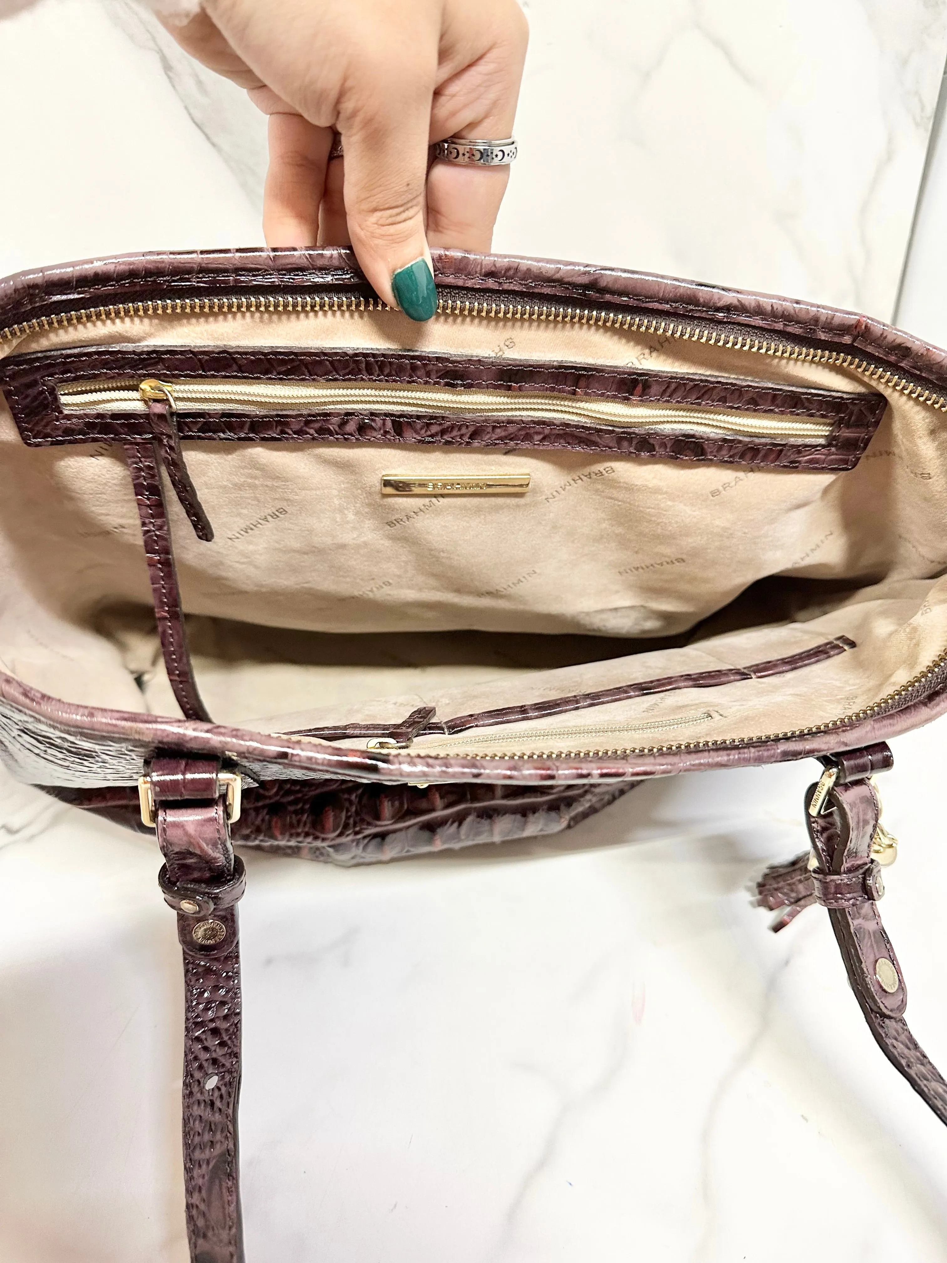 Brahmin Medium Asher Leather Tote