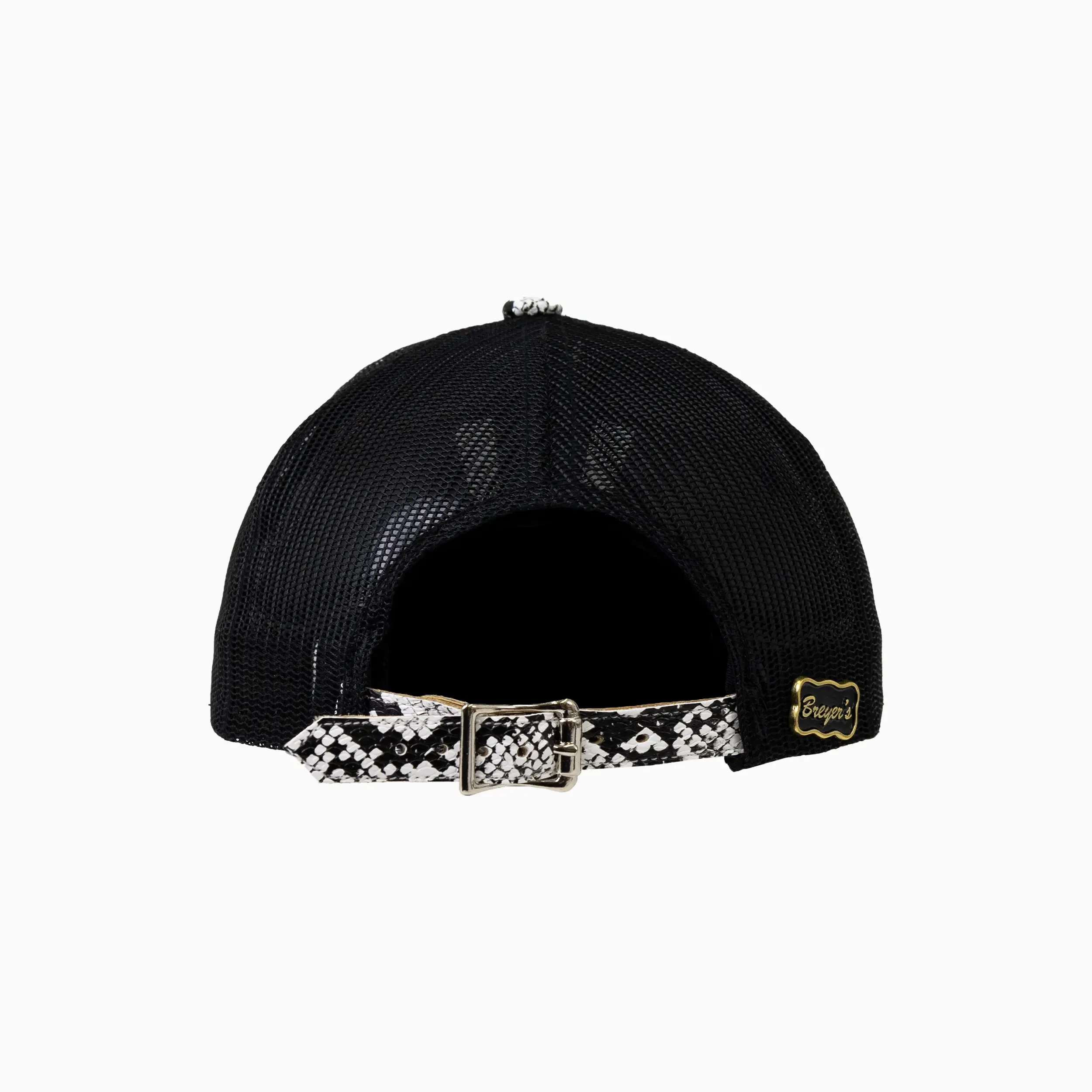 Breyer's Buck 50 Wool Trucker Hat With Faux Snake Skin Visor