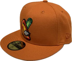 Buffalo Bisons New Era Theme Nights Buffalo Wings 59FIFTY Fitted Hat - Orange
