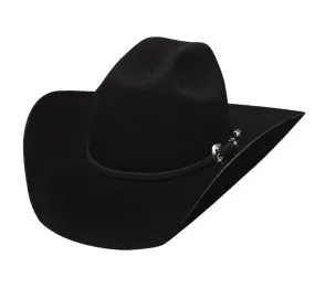 Bullhide Hat Youth Kingman Jr Black Premium Wool Cowboy Hat 0646BL