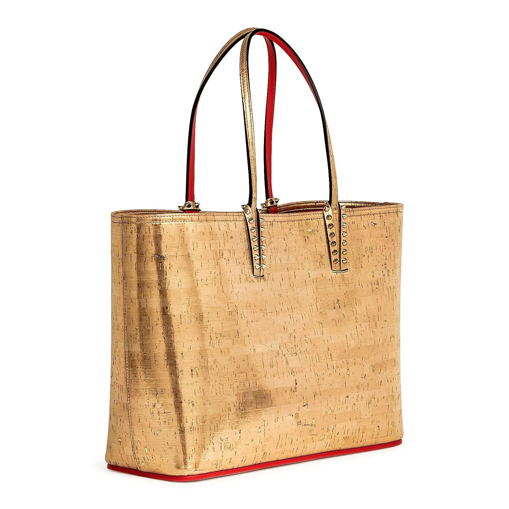 Cabata Liege Pepite gold cork tote