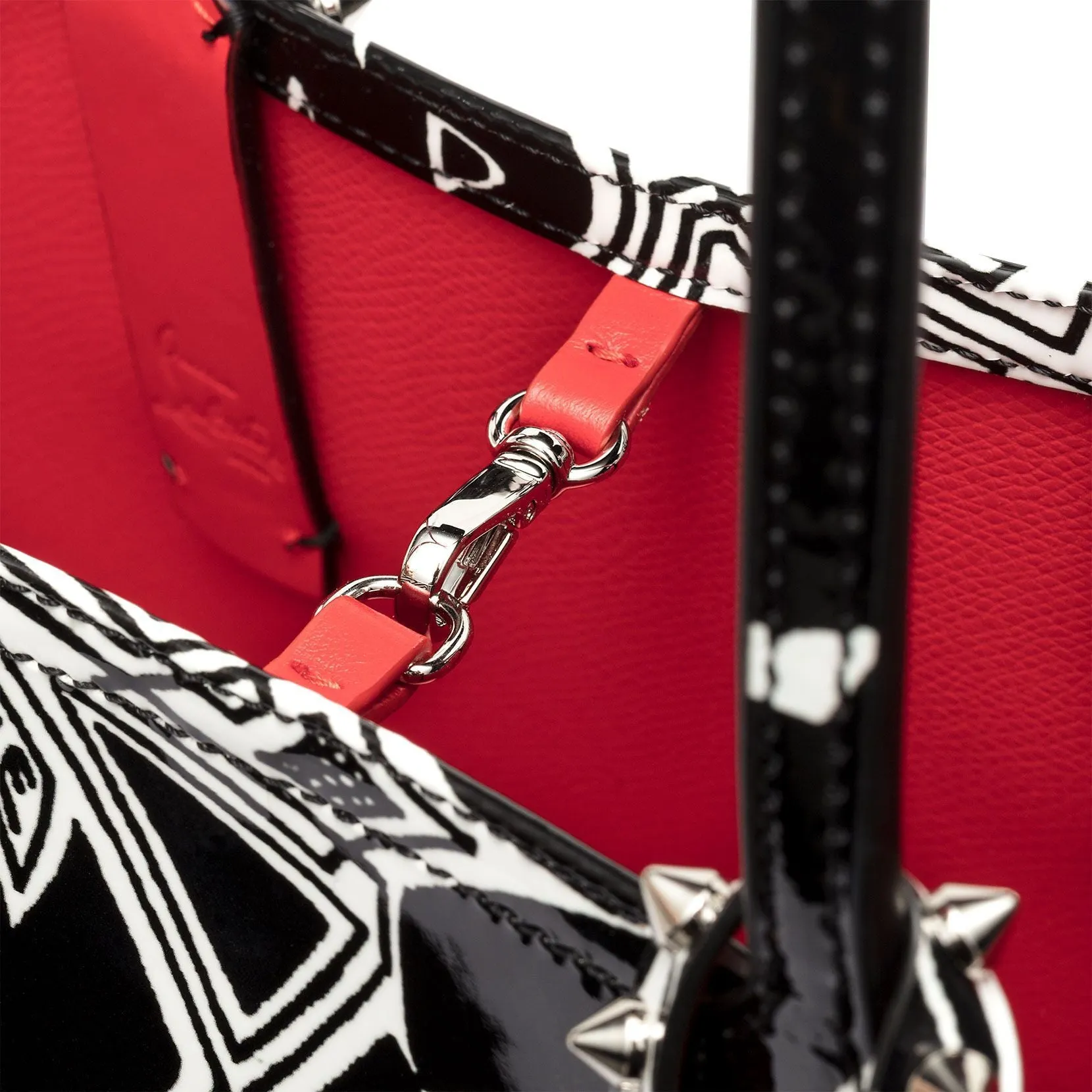 Cabata small Nicograf patent leather tote