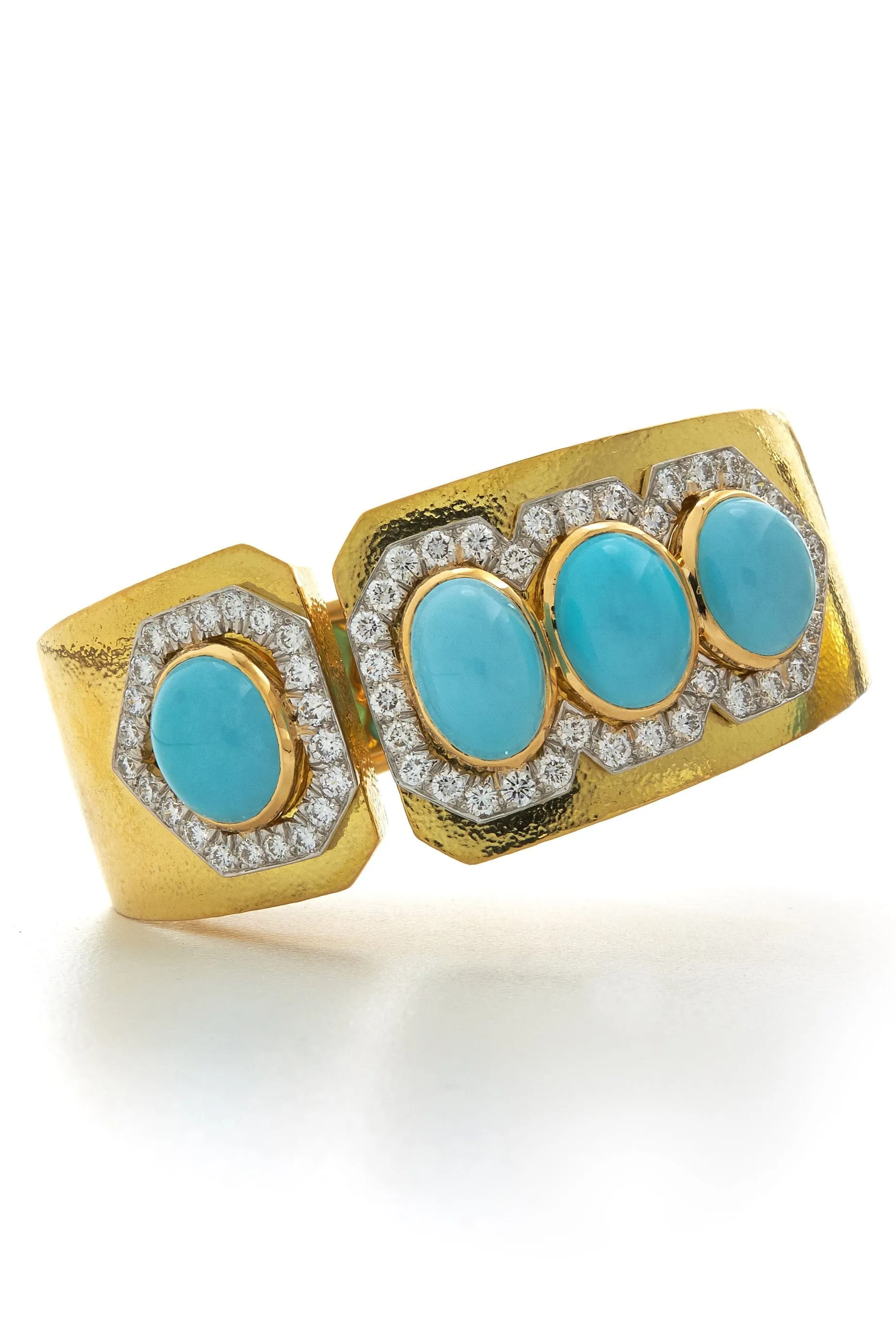 Cabochon Turquoise Cuff