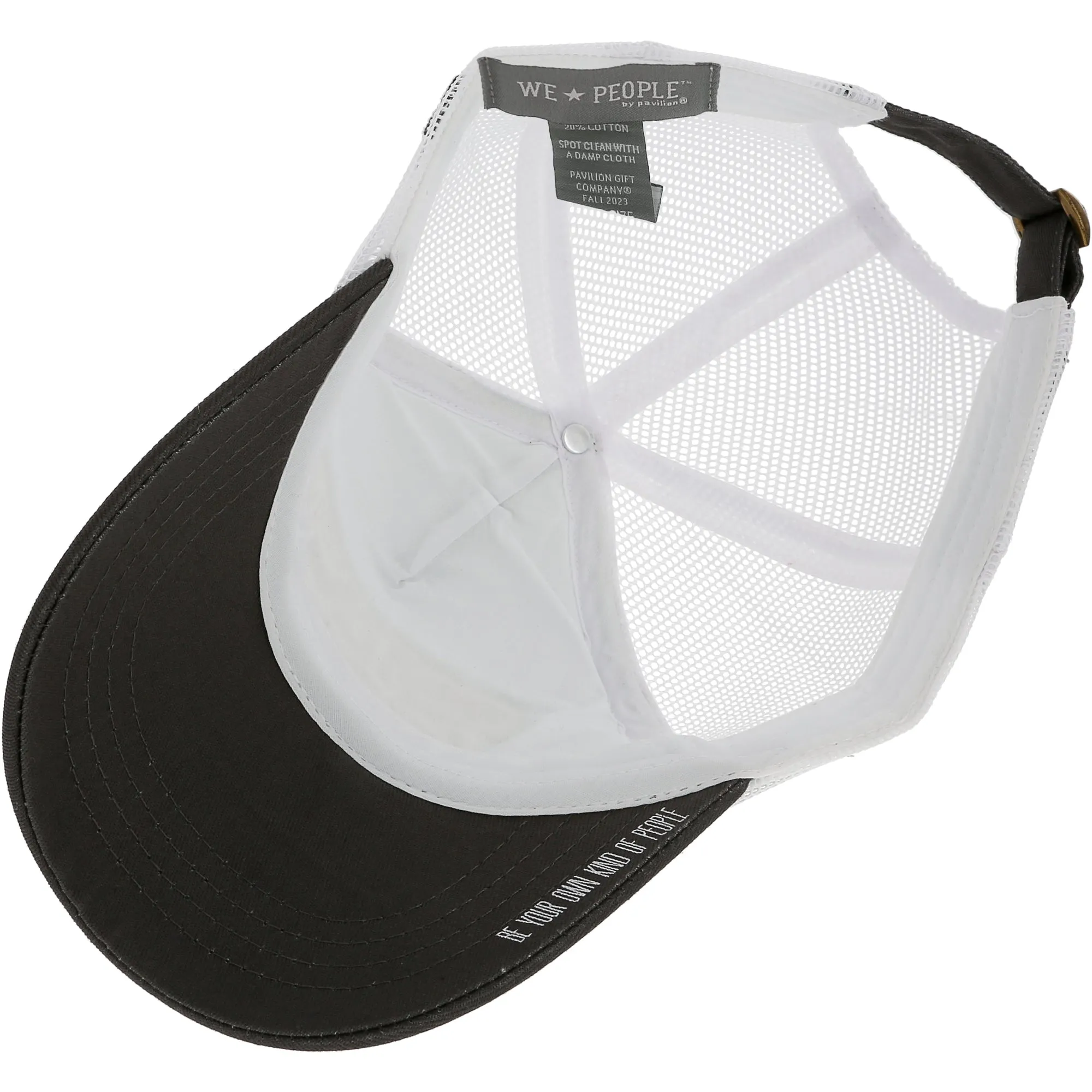 Cat People Adjustable Light Gray Neoprene Mesh Hat