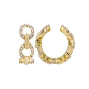 Chain Link Diamond Cuff