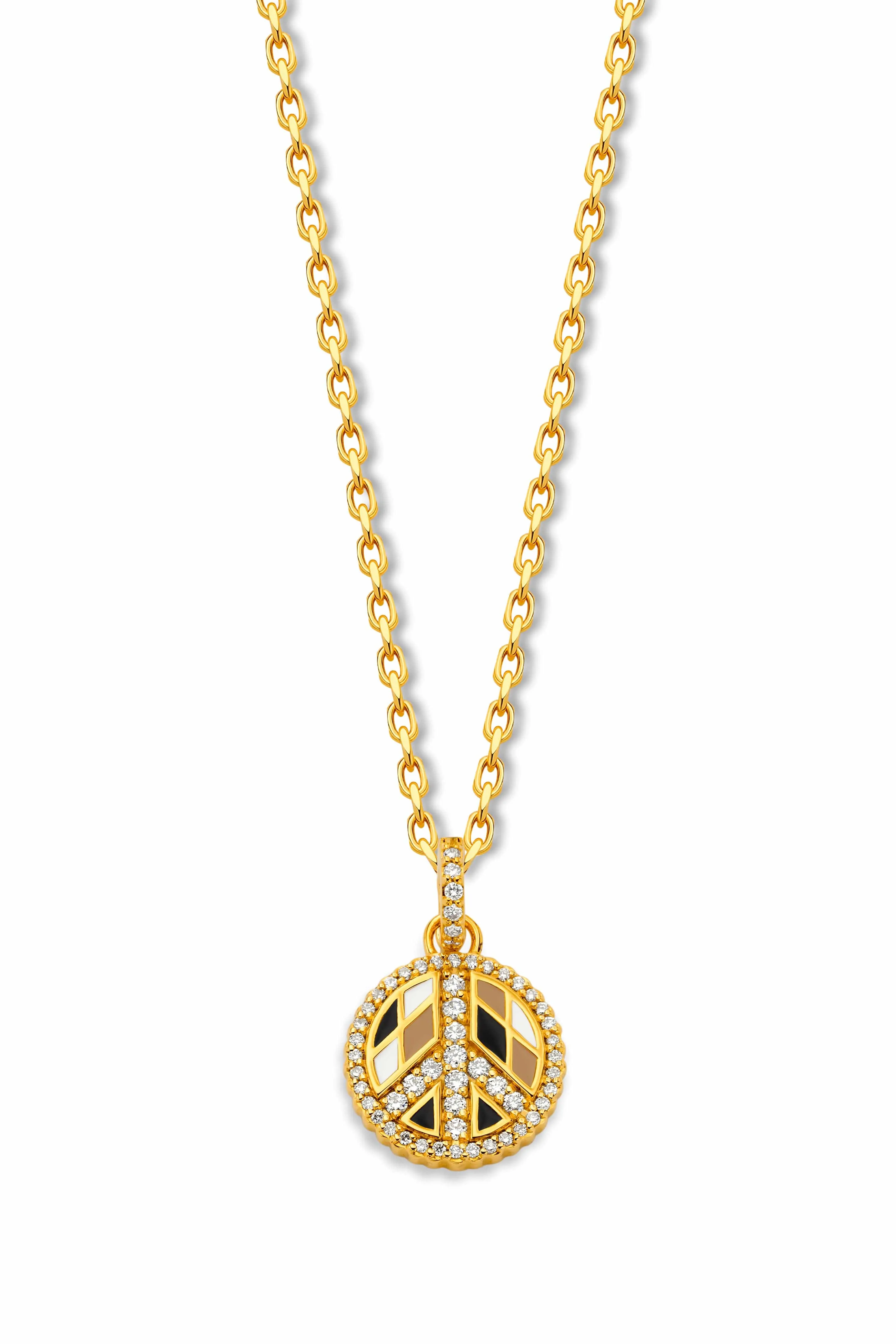 Chevron Peace Sign Pendant