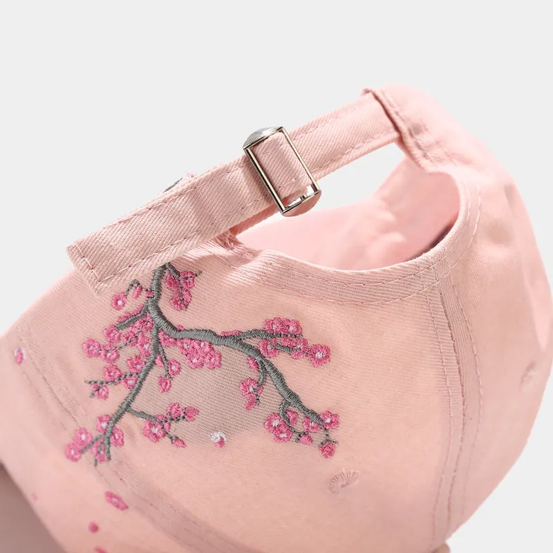 Chinese Crane Embroidery Unisex Oriental Snapback Baseball Cap