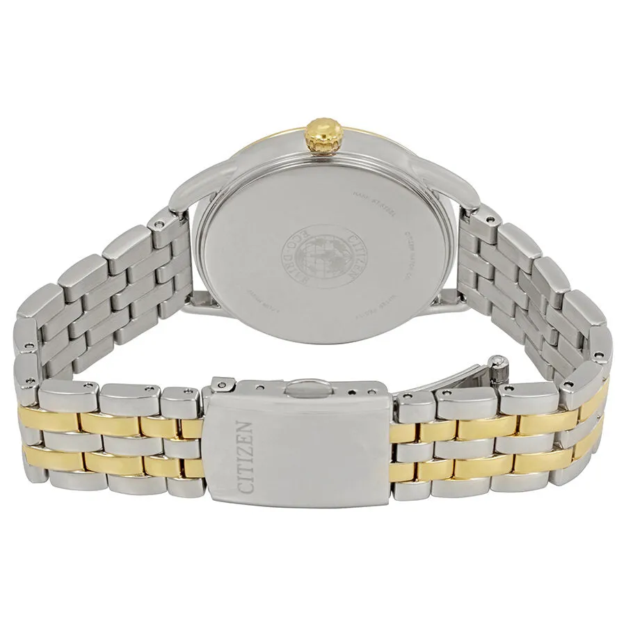 Citizen LTR Crystal Silver Dial Two-tone Ladies Watch FE6114-54A