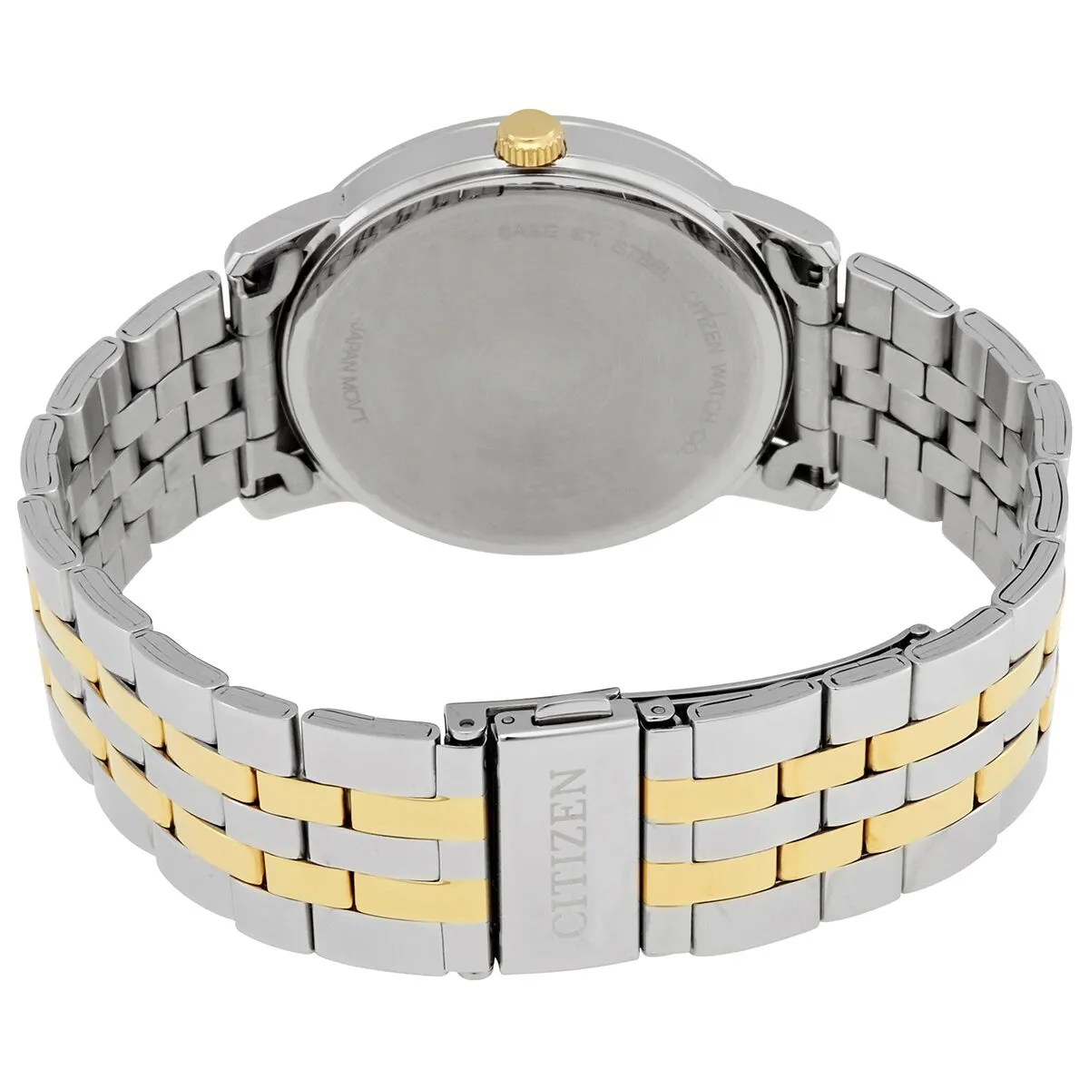 Citizen Quartz Black Dial Two-tone Men's Watch BI5034-51E