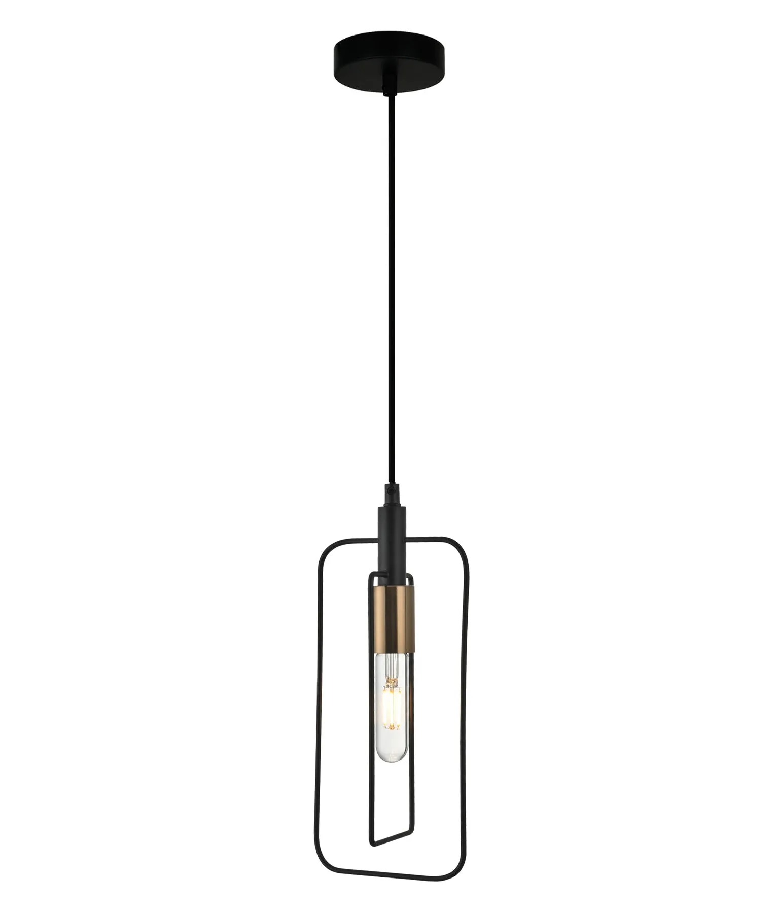 CLA CONTOUR Interior Black Wire Pendant Lights