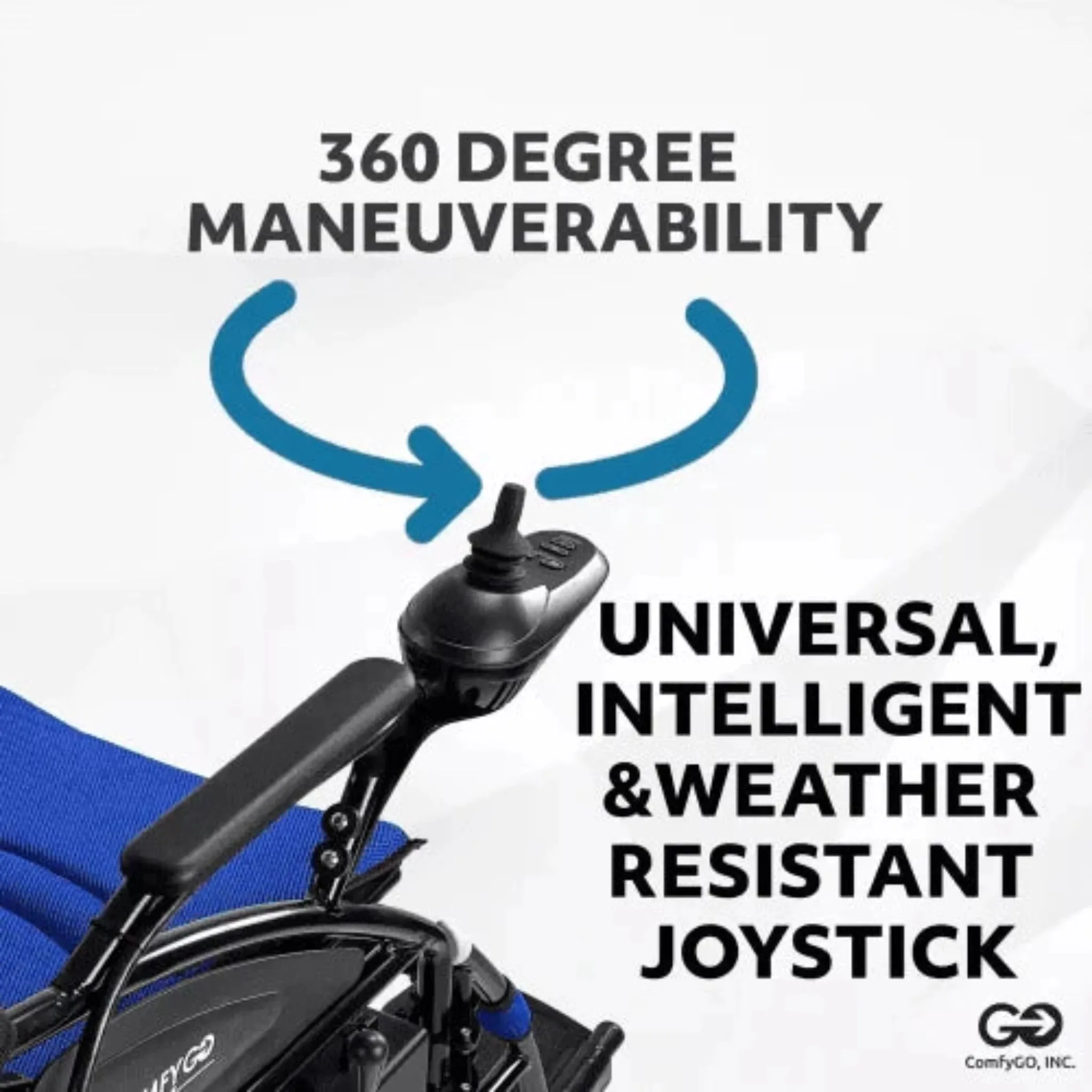 ComfyGO 6011 Folding Electric Wheelchair