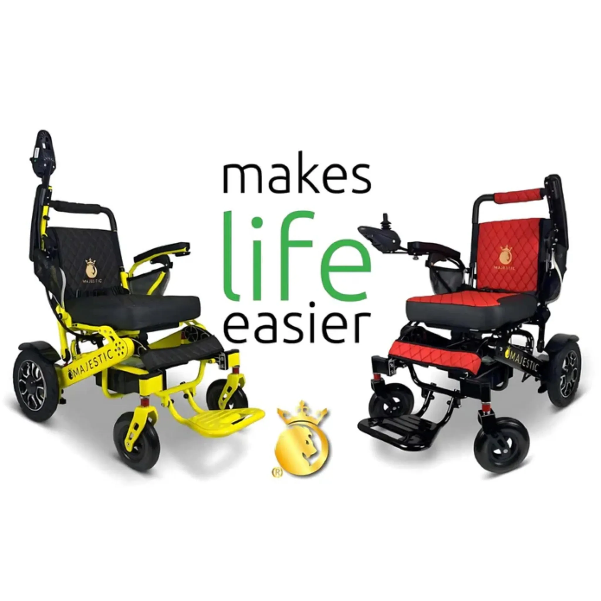 ComfyGO Majestic IQ-7000 Auto Folding Remote Controlled Electric Wheelchair