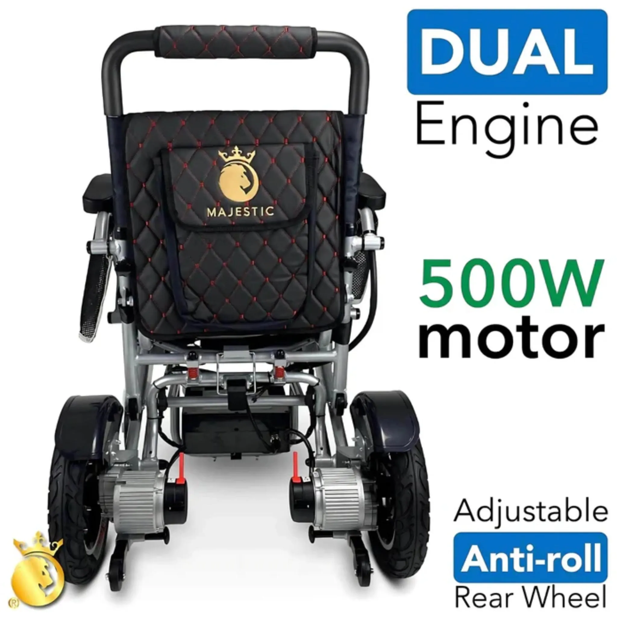 ComfyGO Majestic IQ-7000 Auto Folding Remote Controlled Electric Wheelchair