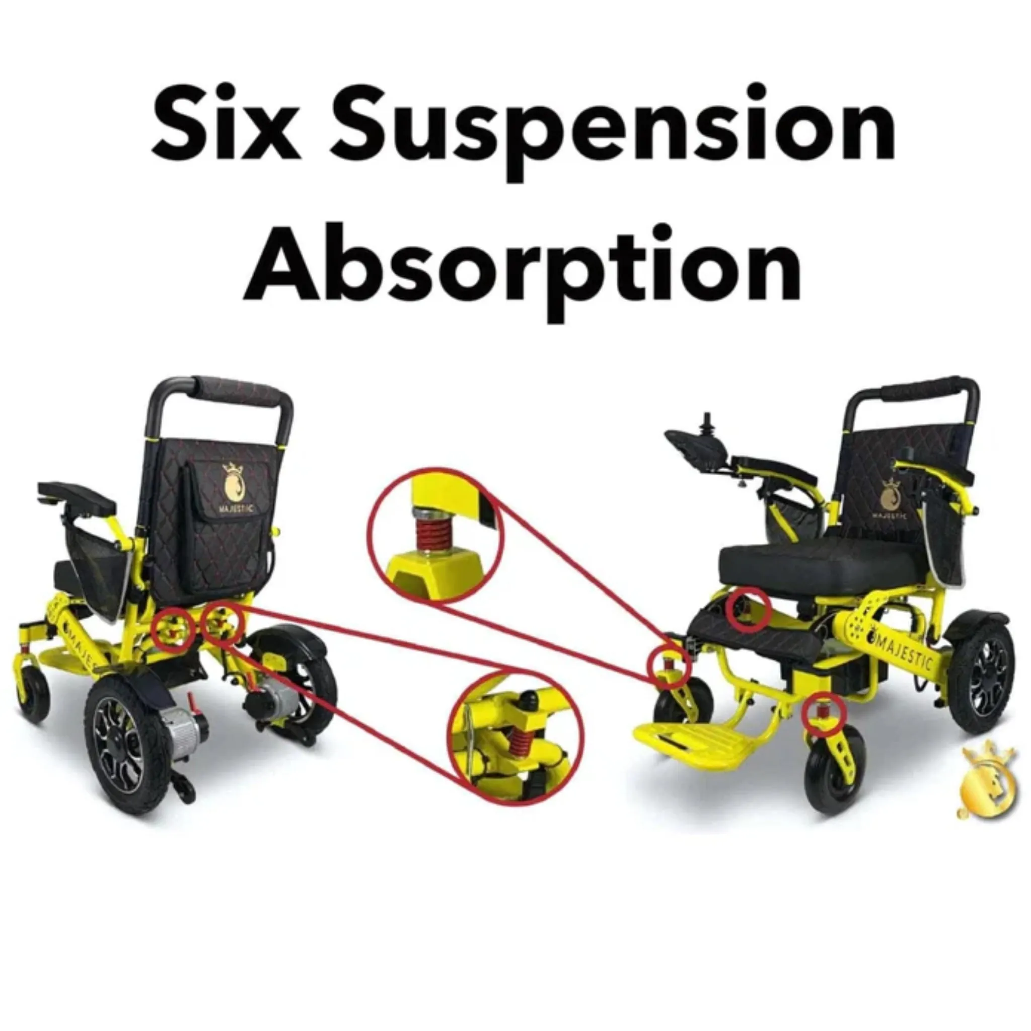 ComfyGO Majestic IQ-7000 Auto Folding Remote Controlled Electric Wheelchair