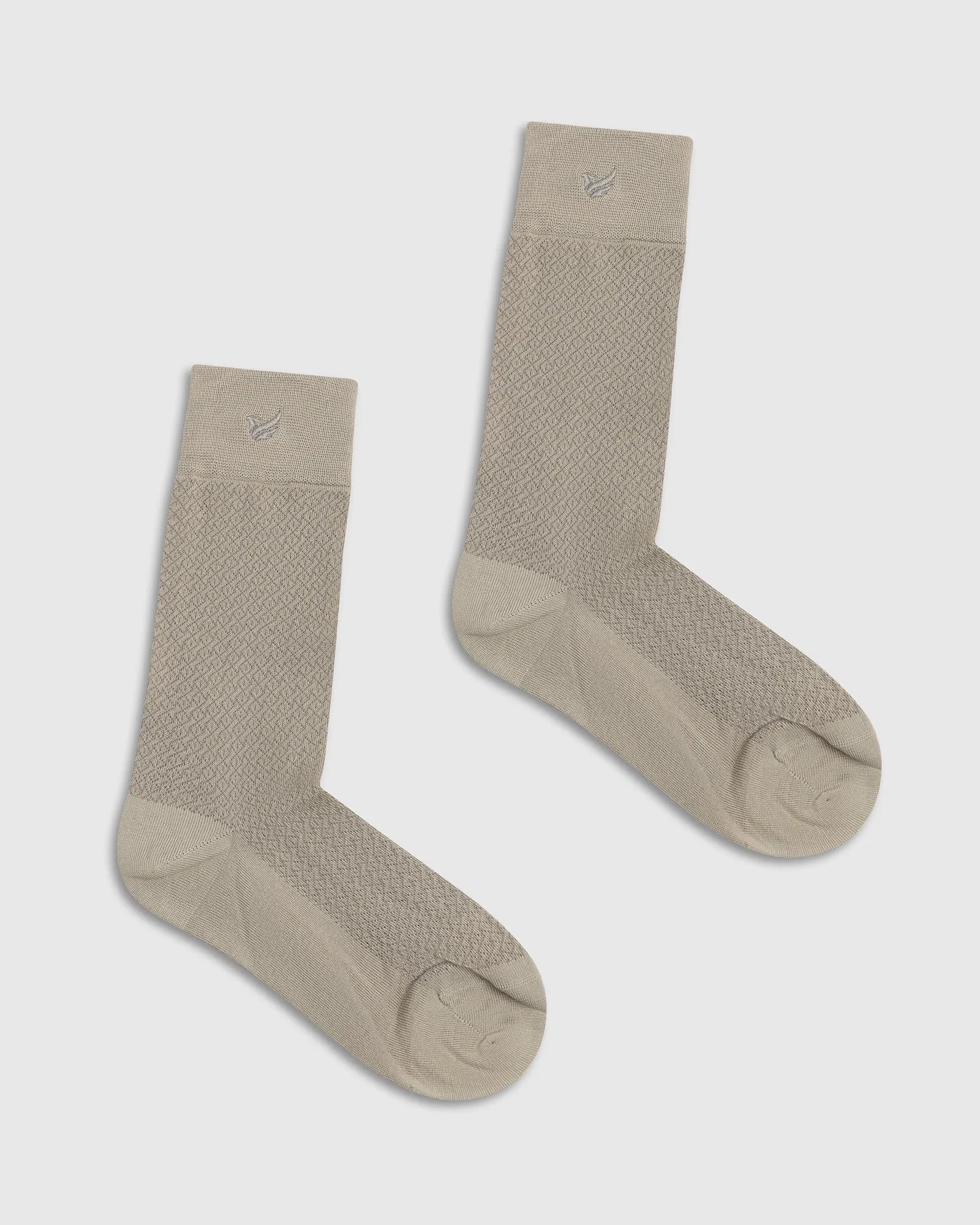 Cotton Grey Printed Socks - Varil