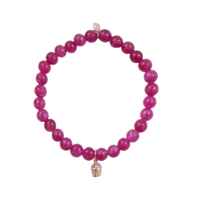 Cupcake Beaded Bracelet