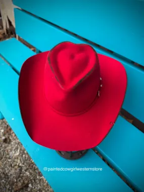 Custom Serratelli Mesa Magenta “Rollin’ Stone” Pure Wool Cowboy Hat