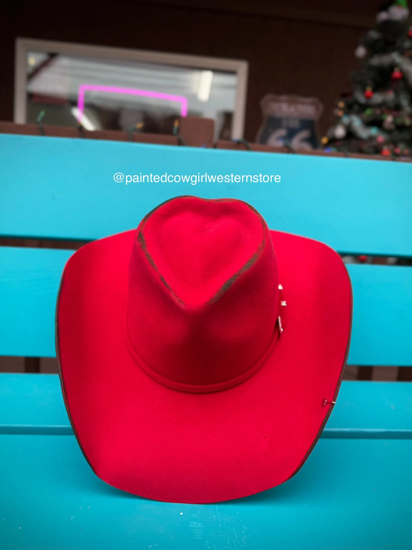 Custom Serratelli Mesa Magenta “Rollin’ Stone” Pure Wool Cowboy Hat