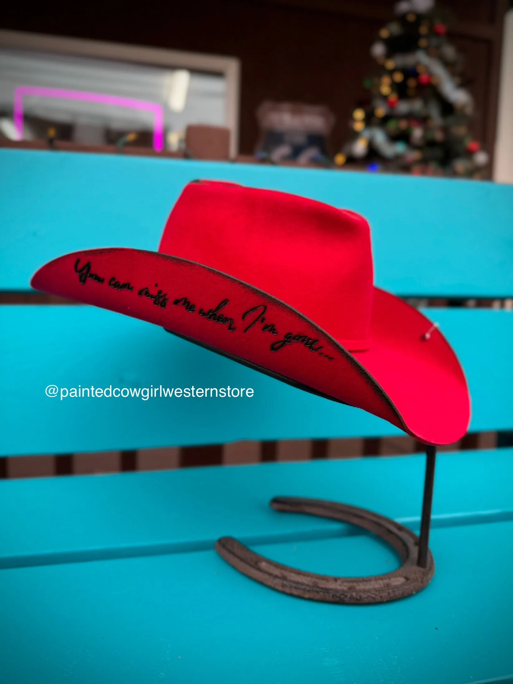 Custom Serratelli Mesa Magenta “Rollin’ Stone” Pure Wool Cowboy Hat