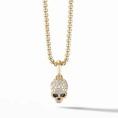 David Yurman Memento Mori Skull Pendant