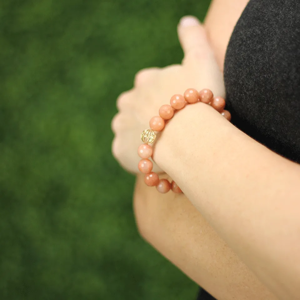 Diamond Wire Ball Beaded Bracelet