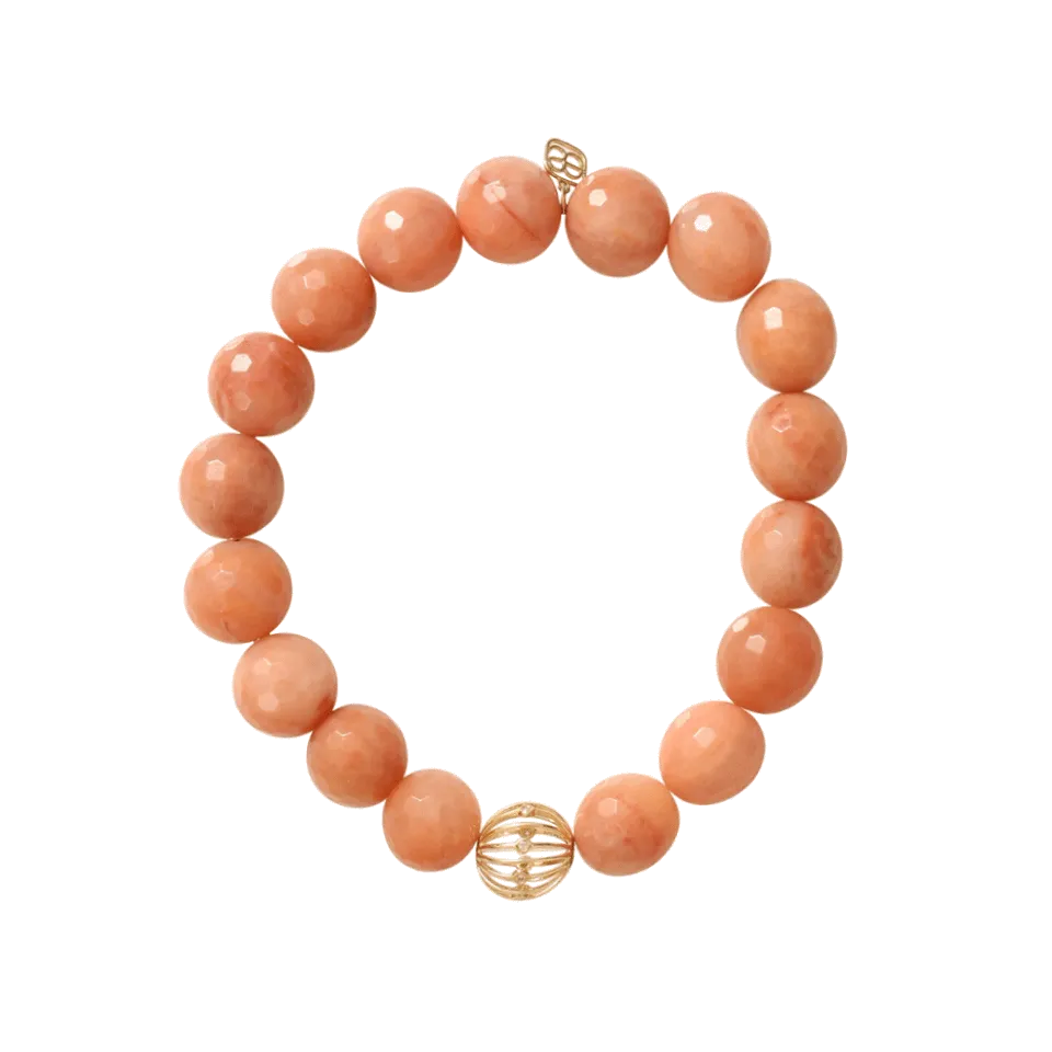 Diamond Wire Ball Beaded Bracelet